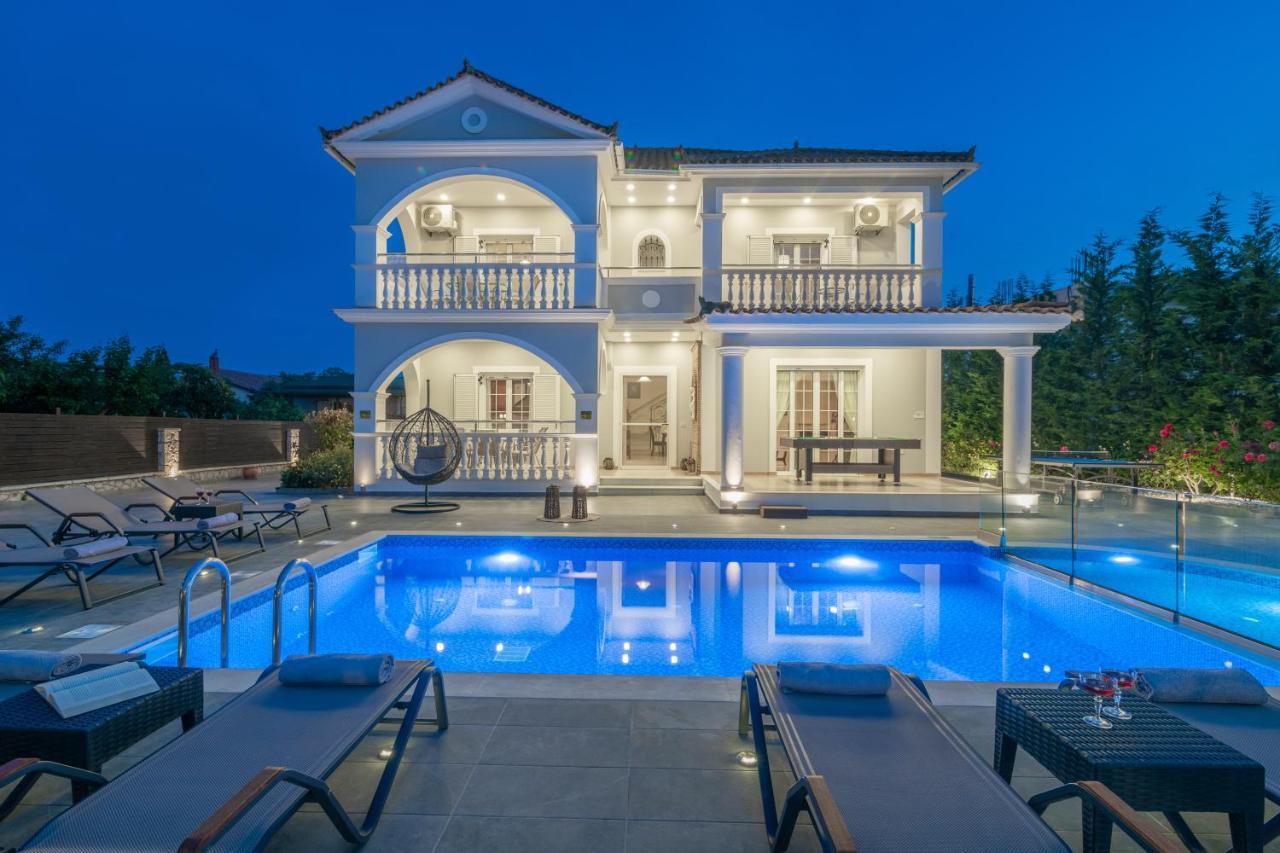 Luxury Villa Vanato & Pool Koukounaria Ngoại thất bức ảnh
