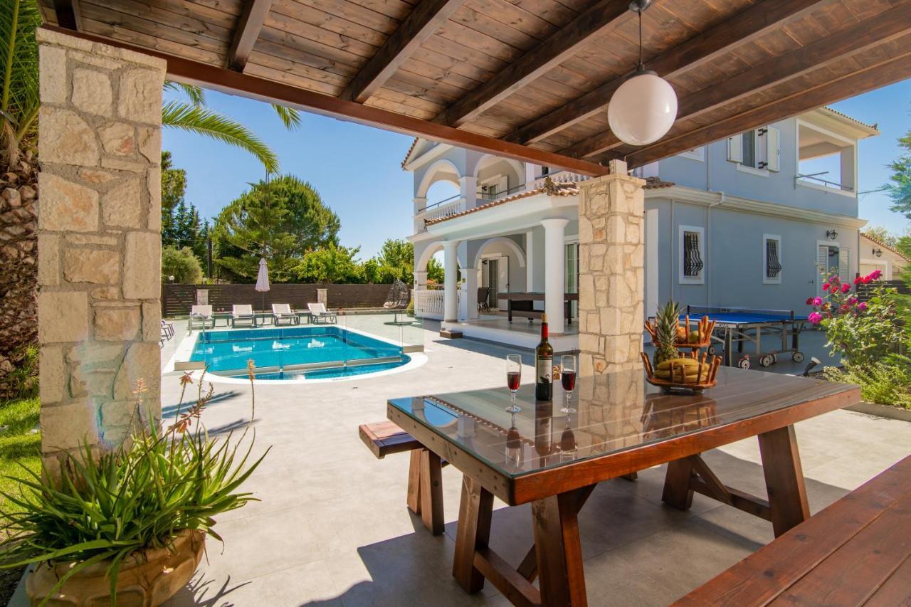 Luxury Villa Vanato & Pool Koukounaria Ngoại thất bức ảnh