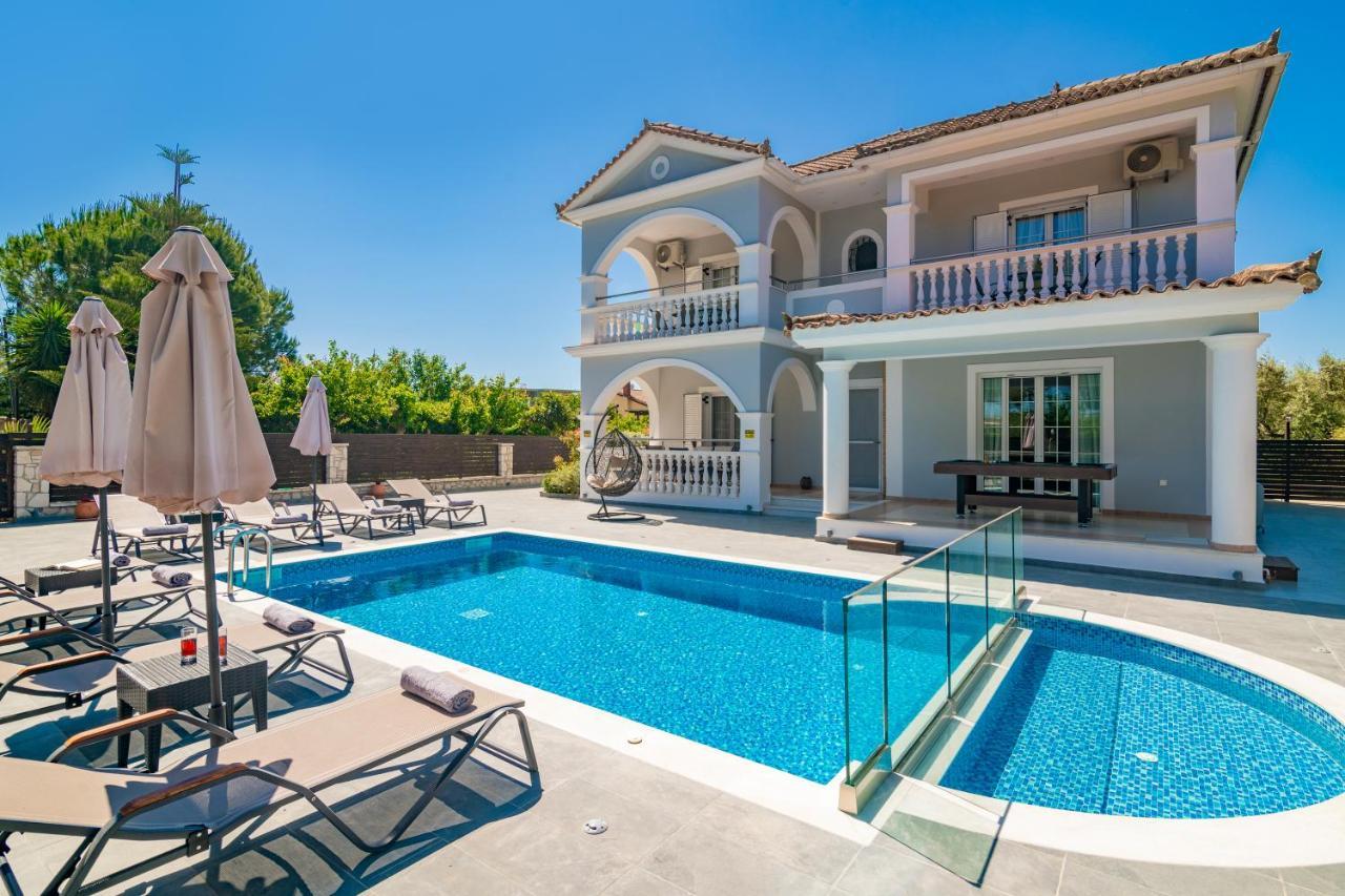 Luxury Villa Vanato & Pool Koukounaria Ngoại thất bức ảnh