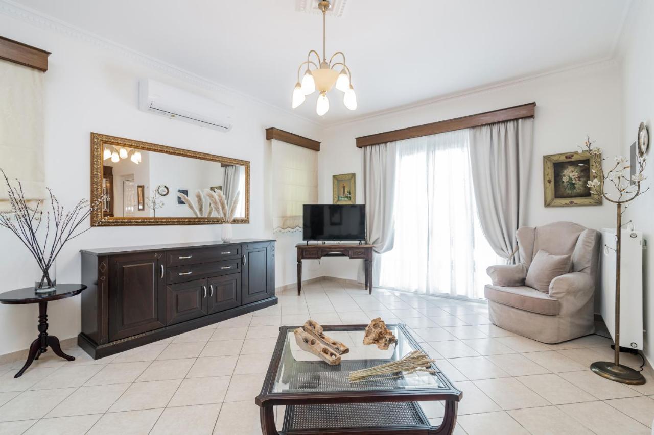 Luxury Villa Vanato & Pool Koukounaria Ngoại thất bức ảnh