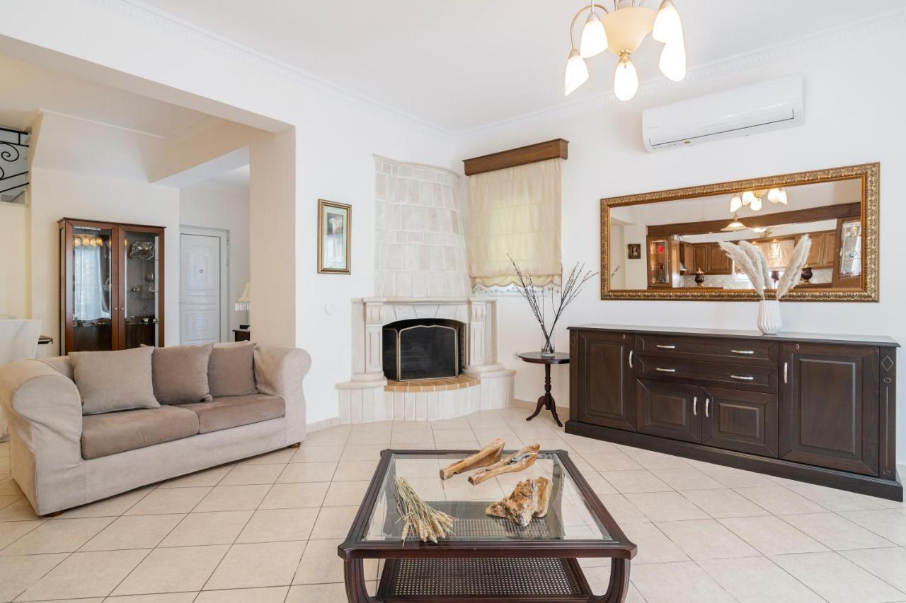 Luxury Villa Vanato & Pool Koukounaria Ngoại thất bức ảnh